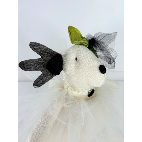 Woof & Poof Reindeer Ballerina Tutu Bow Shelf Sitter Bean Holiday Doll - Picture 3 of 8